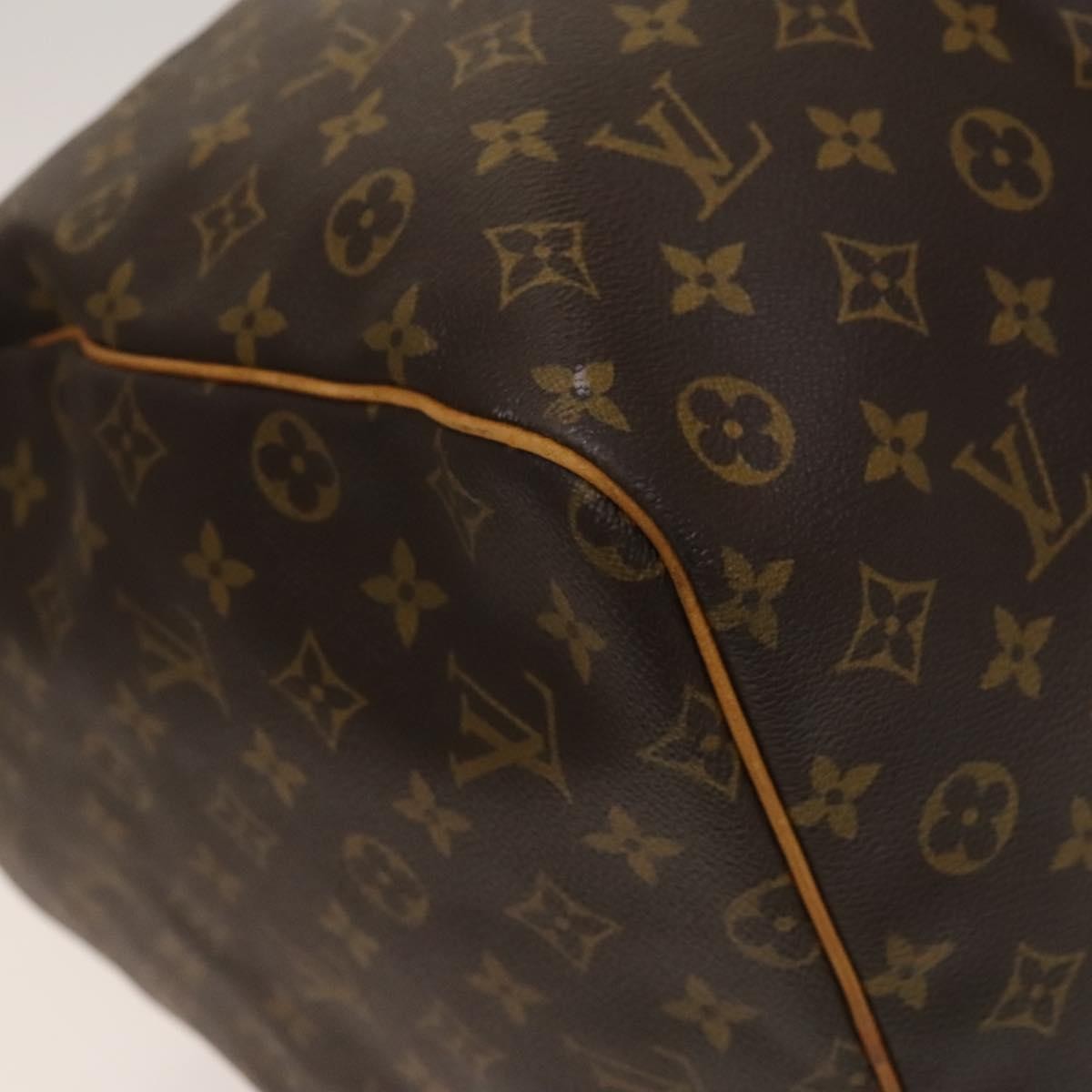 Louis Vuitton Keepall Bag Monogram Canvas Brown Canvas Travel Bag