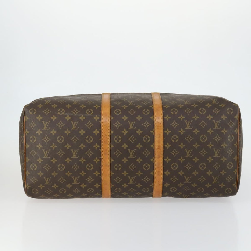 Louis Vuitton Keepall Bag Monogram Canvas Brown Canvas Travel Bag