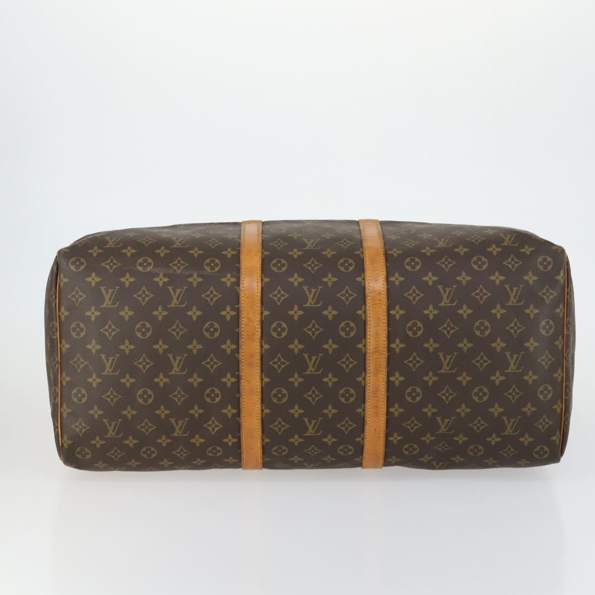 Louis Vuitton Keepall Bag Monogram Canvas Brown Canvas Travel Bag