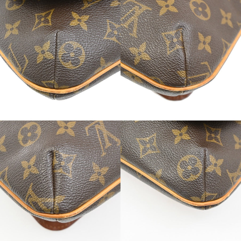 Louis Vuitton Musette Salsa Handbag Monogram Canvas Brown Canvas Shoulder Bag