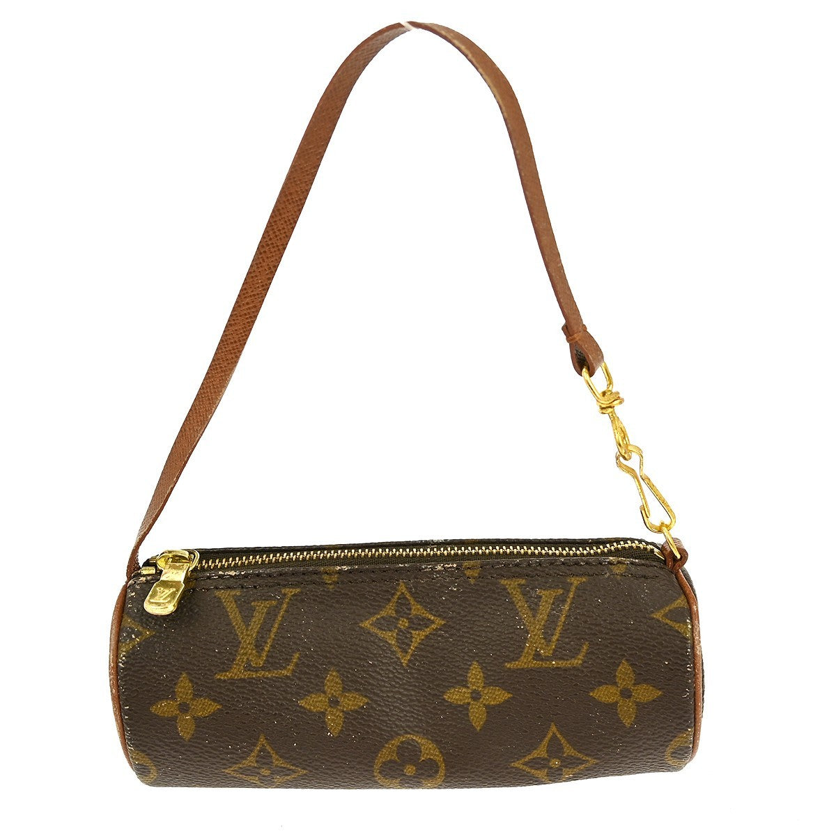Louis Vuitton Papillon Pochette Monogram Canvas Brown Canvas Clutche & Pouche Bag