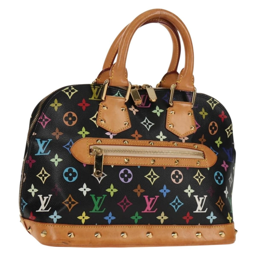 Louis Vuitton Alma Handbag Monogram Multicolor Multicolour Canvas Handbag
