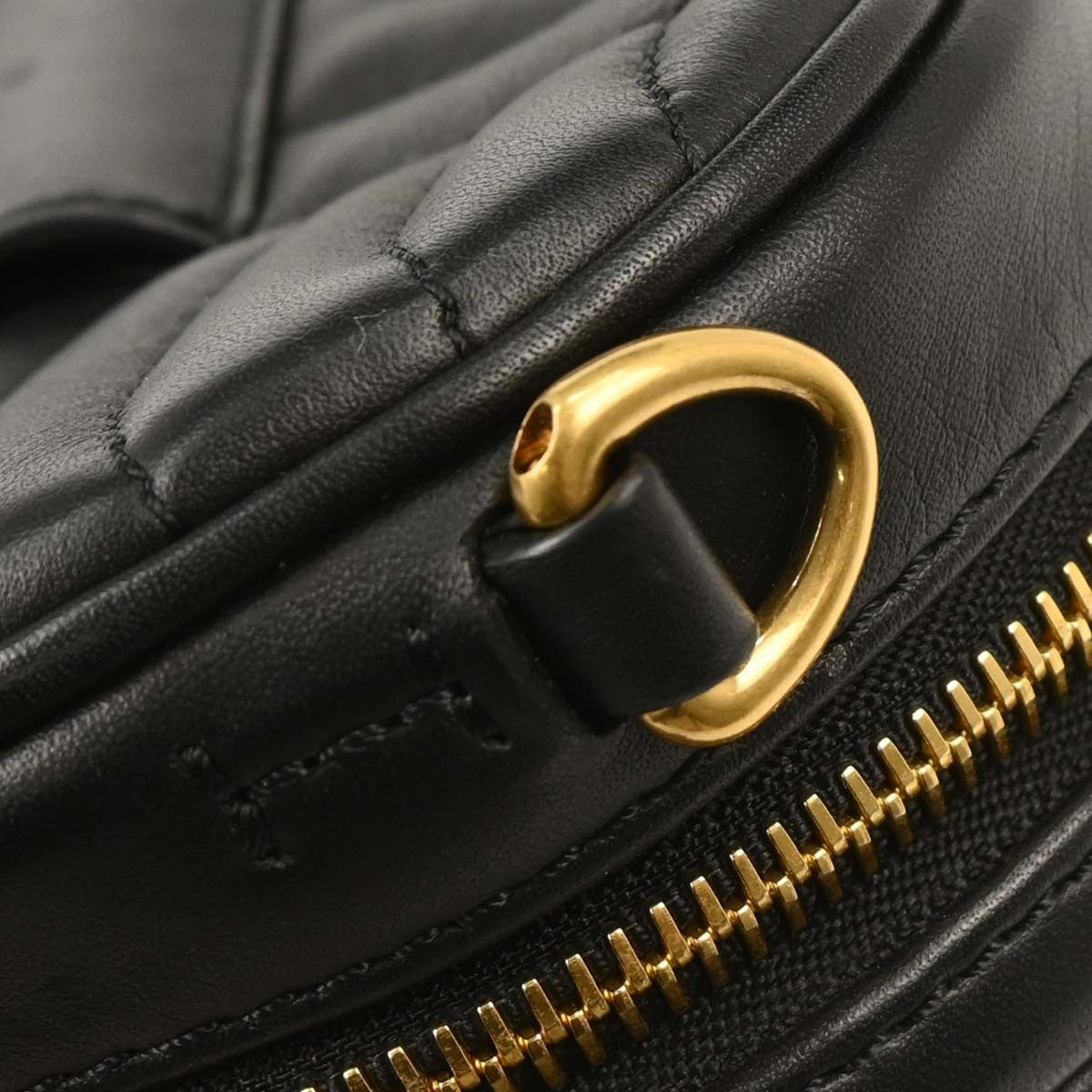 Louis Vuitton New Wave Heart Crossbody Bag Quilted Leather Black Leather Shoulder Bag