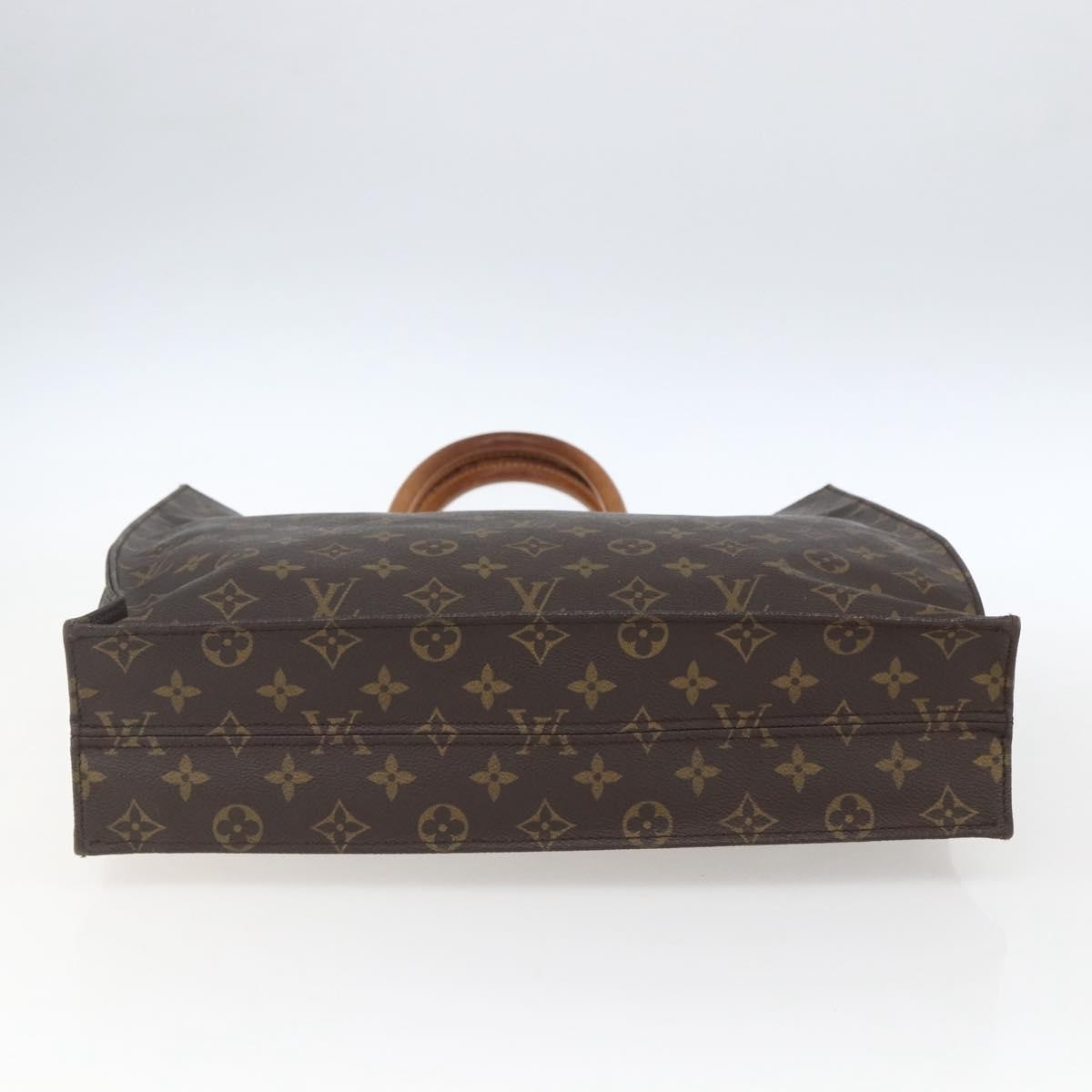 Louis Vuitton Sac Plat Bag Monogram Canvas Brown Canvas Tote Bag
