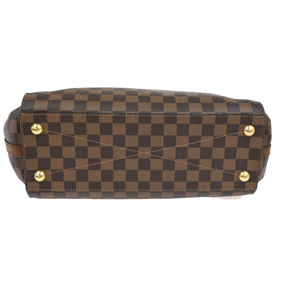Louis Vuitton Greenwich Bag Damier Brown Leather Handbag