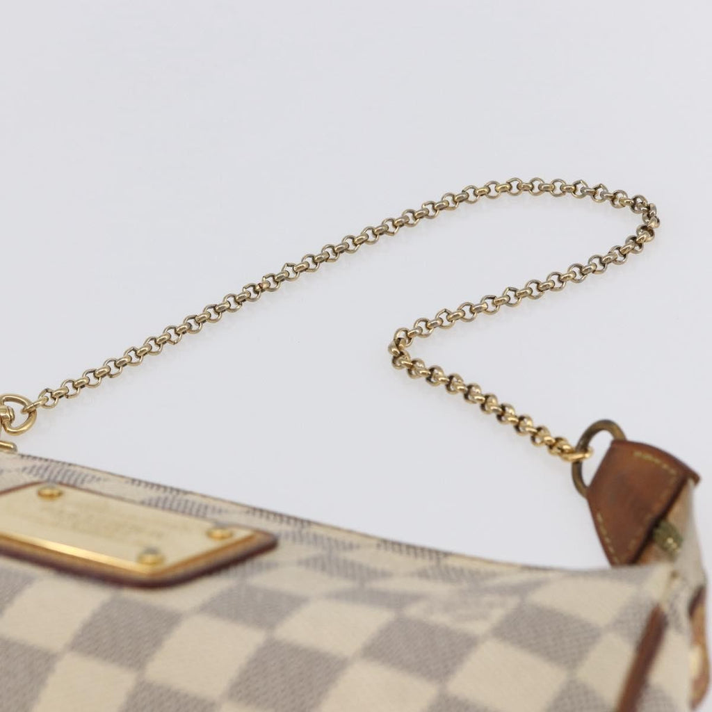 Louis Vuitton Eva Handbag Damier Beige Canvas Bag