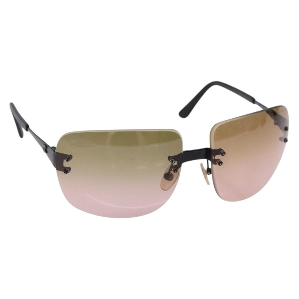 Chanel Chanel Logo Sunglasses Eye Wear Plastic Brown Plastic Sunglasse Accessory