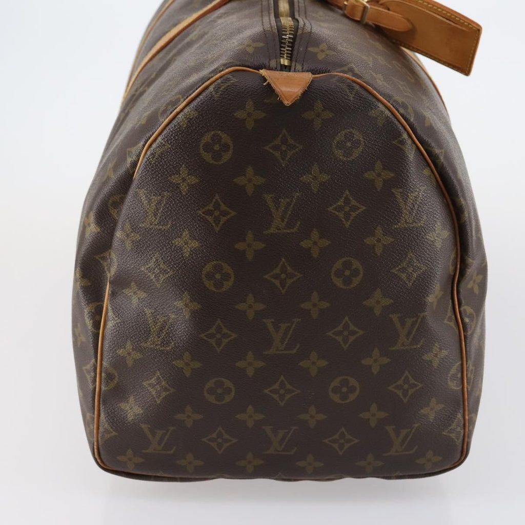 Louis Vuitton Keepall Bag Monogram Canvas Brown Canvas Travel Bag