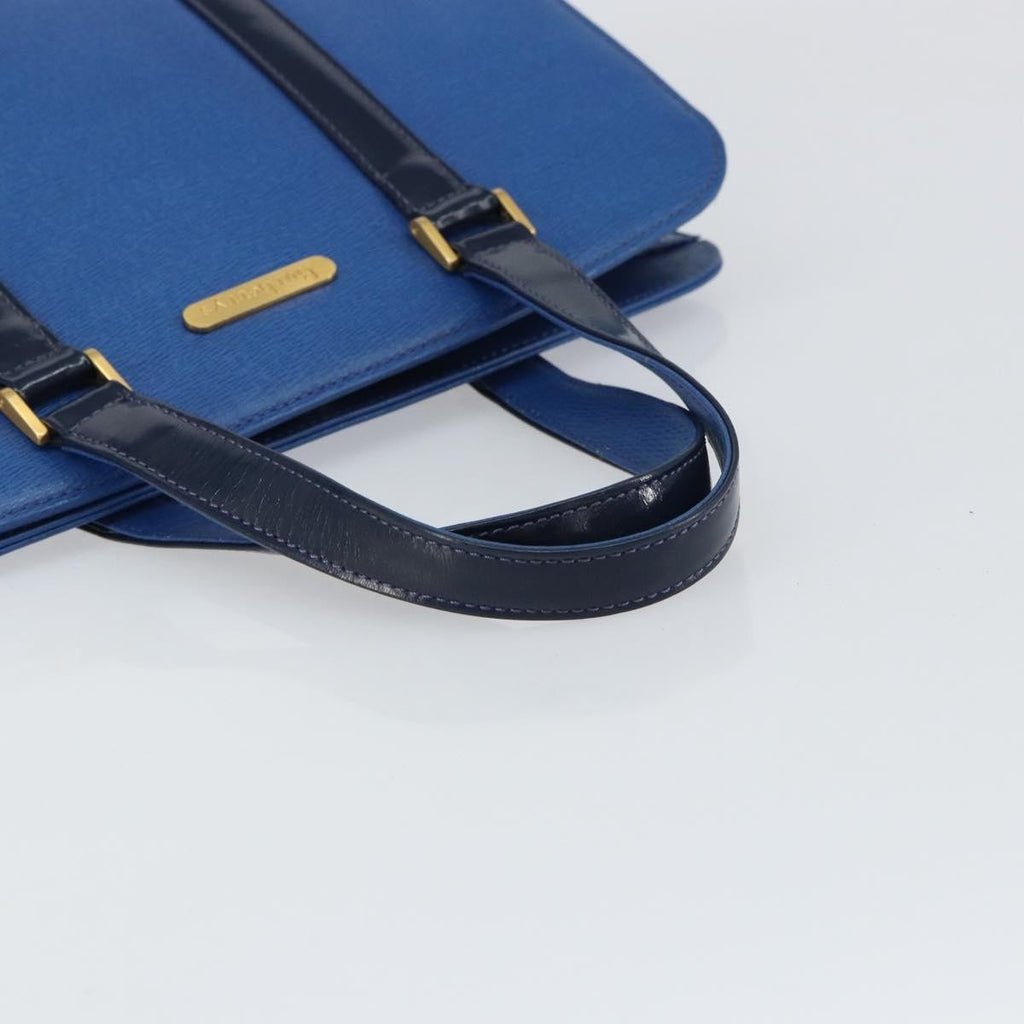 Burberry Vintage Handbag Leather Blue Leather Handbag