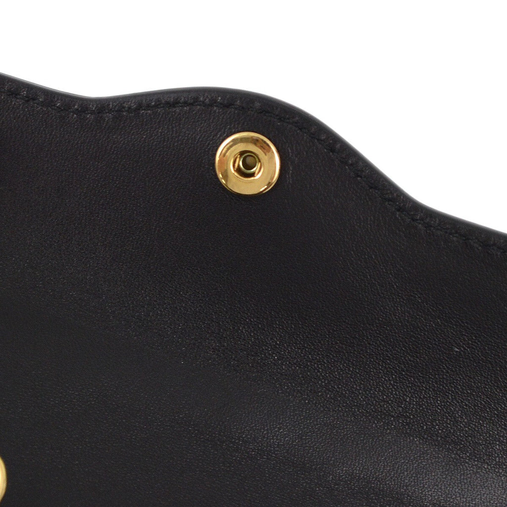 Bottega Veneta Knotted Keyring Leather Black Leather Charms And Keychains Accessory