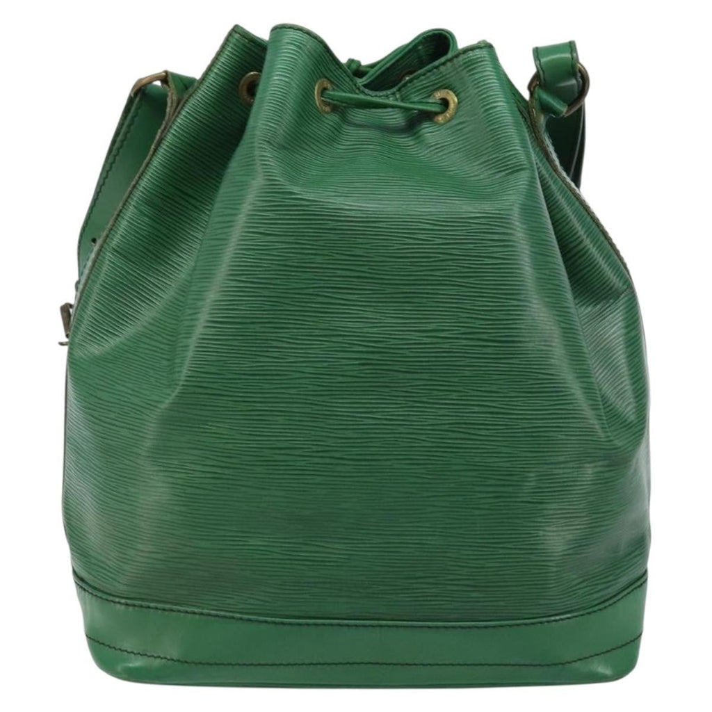 Louis Vuitton Noe Shoulder Bag Leather Green Leather Shoulder Bag