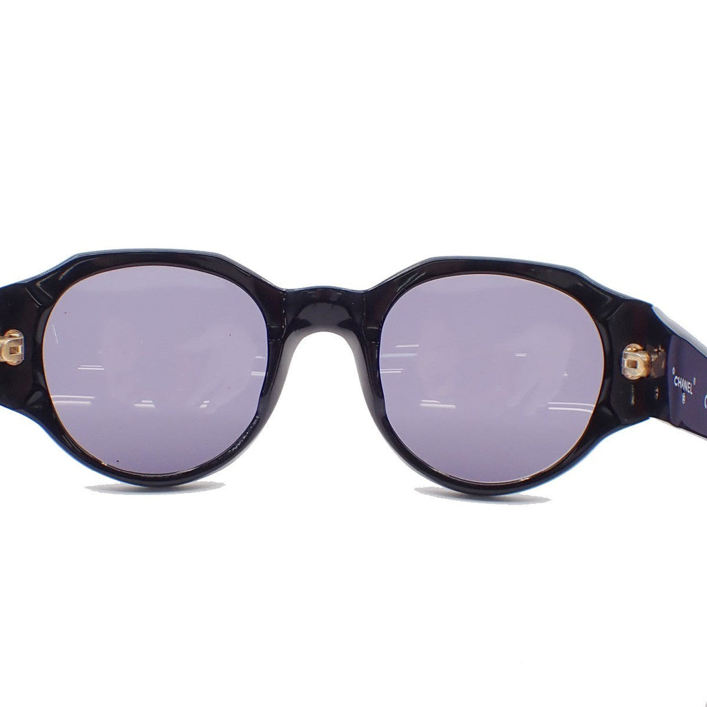 Chanel Chanel Logo Sunglasses Eye Wear Plastic Black Plastic Sunglasse Accessory