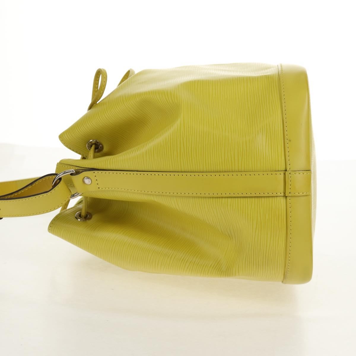 Louis Vuitton Petit Noe Handbag Epi Leather Green Leather Shoulder Bag