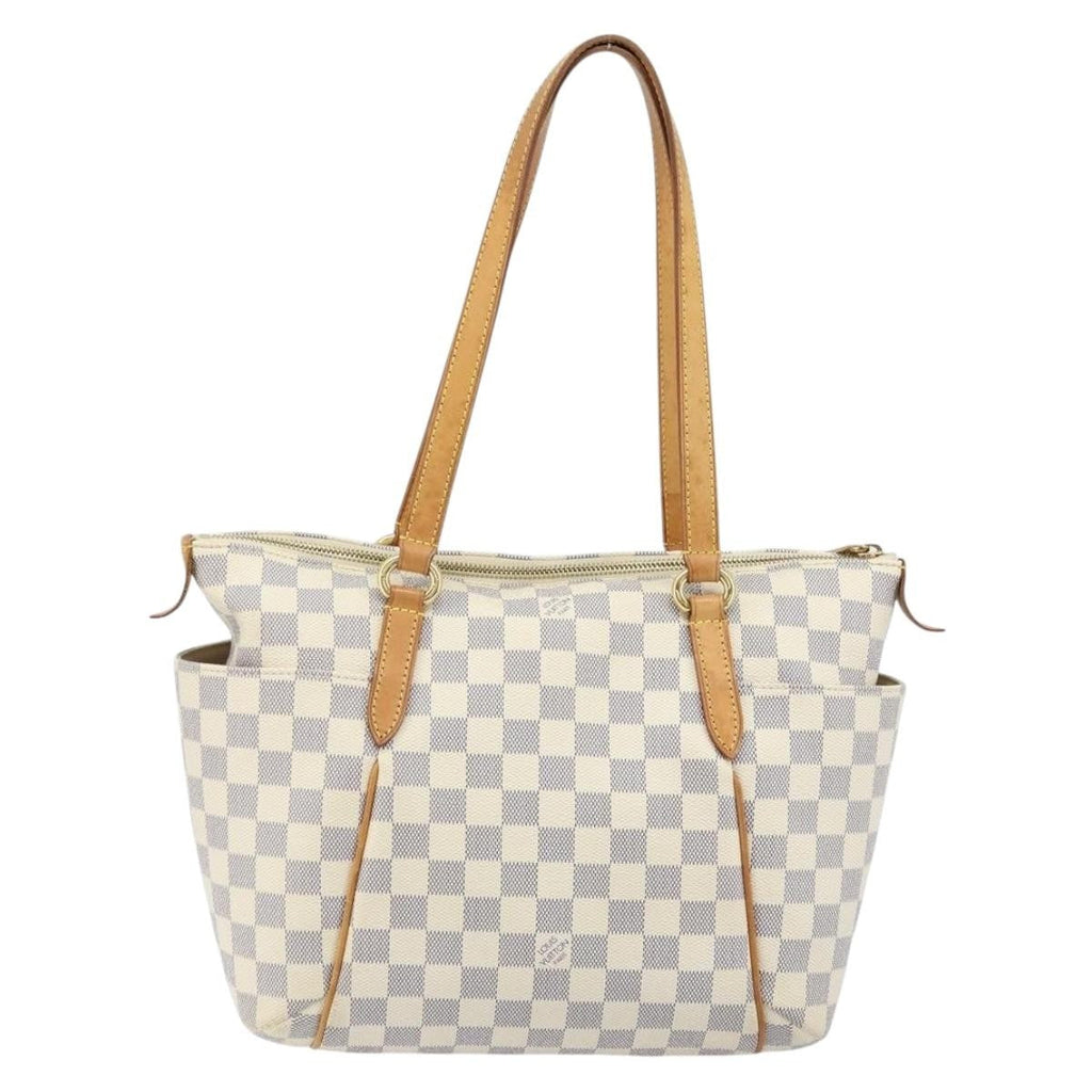 Louis Vuitton Totally Handbag Damier Azur Blue Canvas Tote Bag