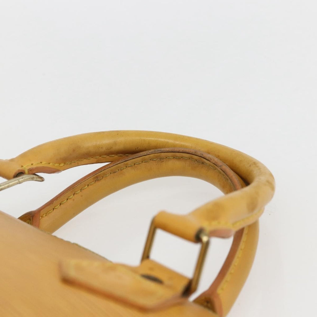 Louis Vuitton Alma Handbag Epi Leather Yellow Leather Handbag