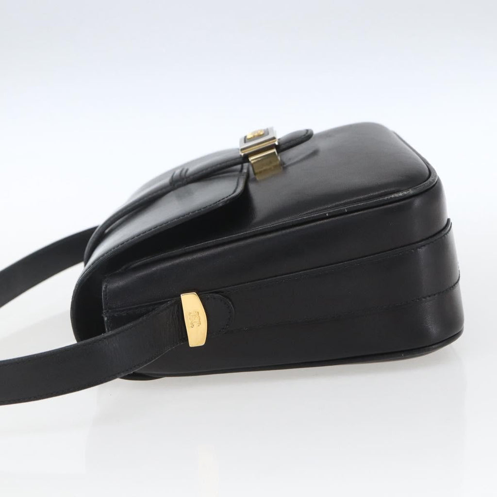 Celine Horse Carriage Shoulder Bag Leather Black Leather Shoulder Bag Bag