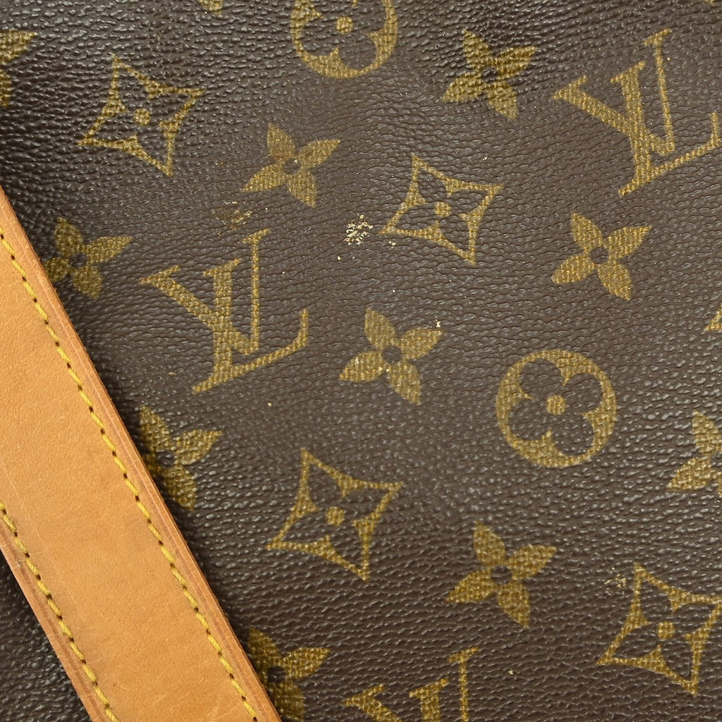 Louis Vuitton Saumur Handbag Monogram Canvas Brown Canvas Shoulder Bag
