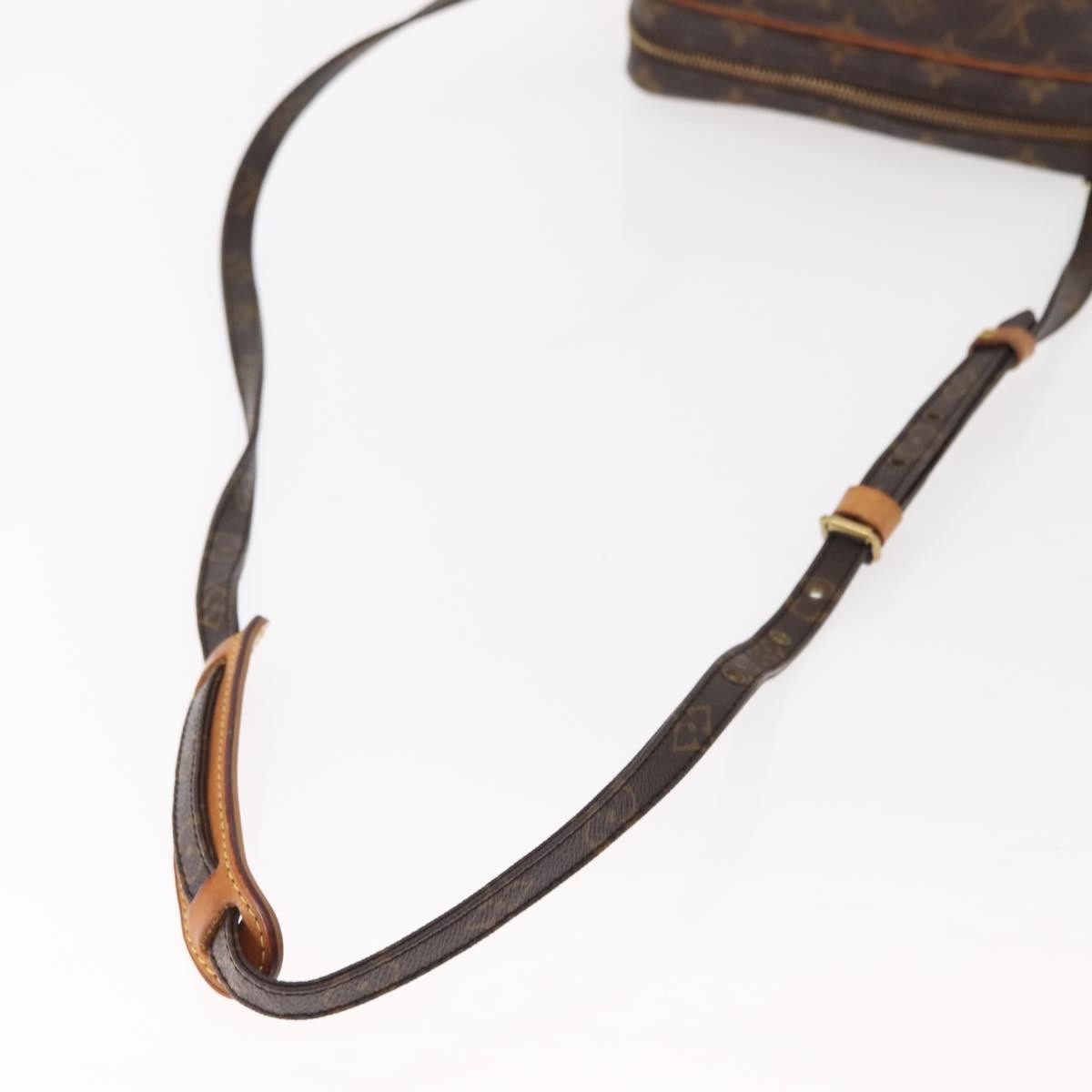 Louis Vuitton Pochette Marly Bandouliere Bag Monogram Canvas Brown Canvas Shoulder Bag