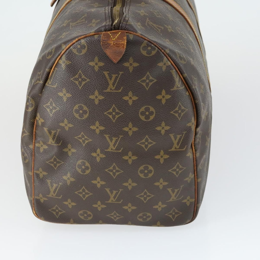 Louis Vuitton Keepall Bag Monogram Canvas Brown Canvas Travel Bag