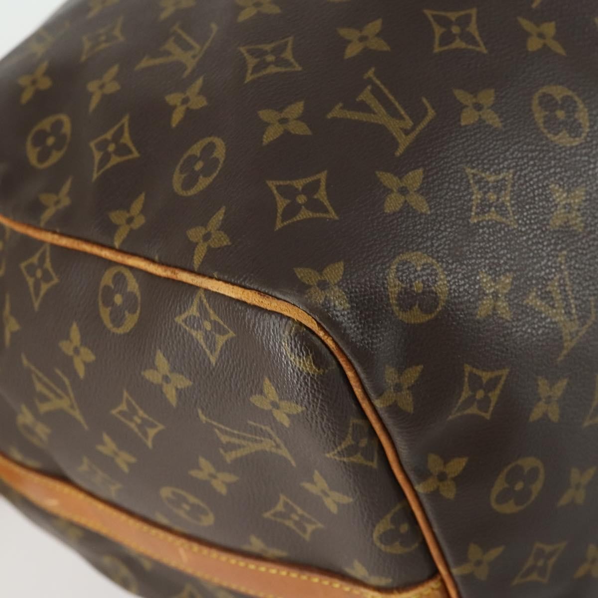 Louis Vuitton Keepall Bandouliere Bag Monogram Canvas Brown Canvas Travel Bag