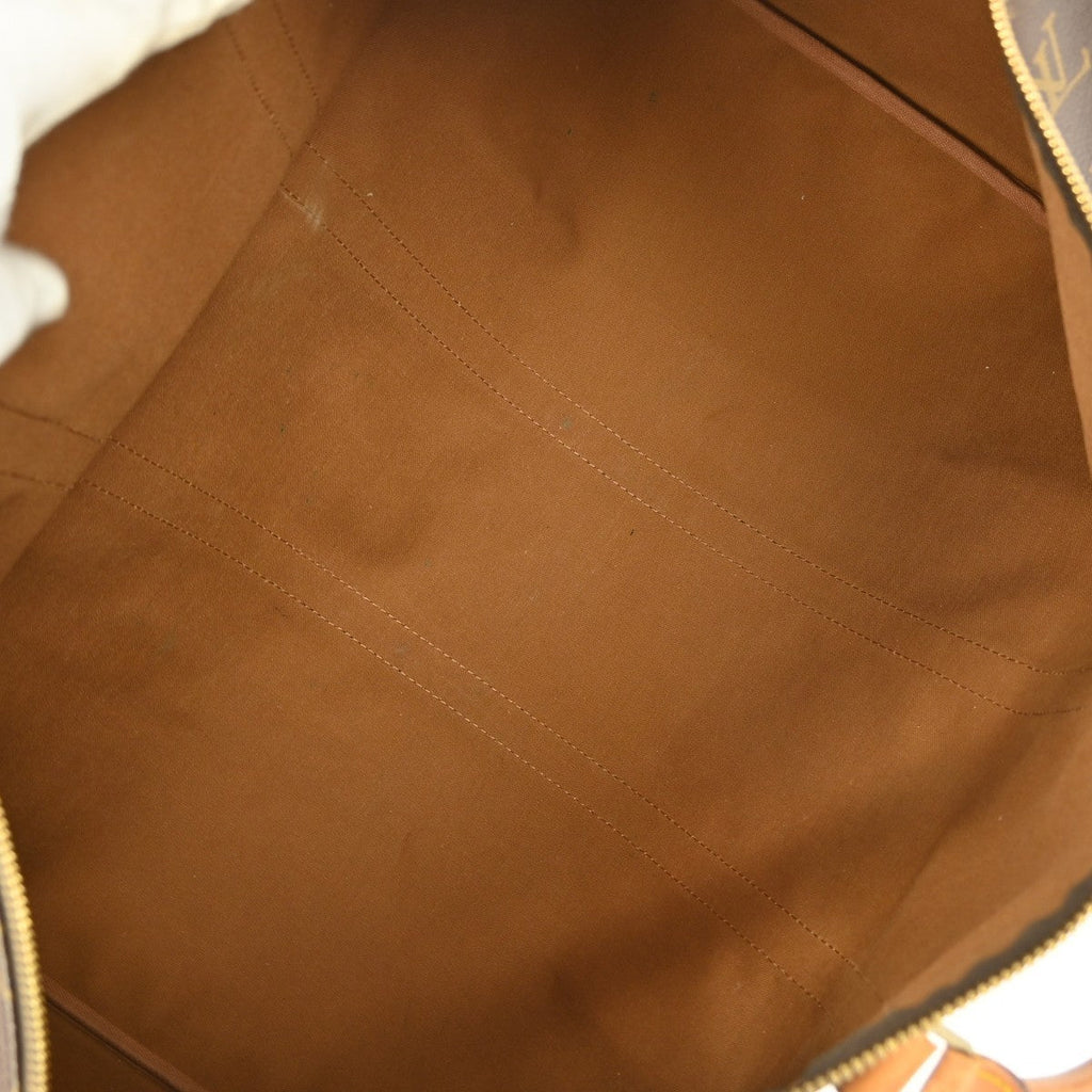 Louis Vuitton Keepall Bag Monogram Canvas Brown Canvas Travel Bag