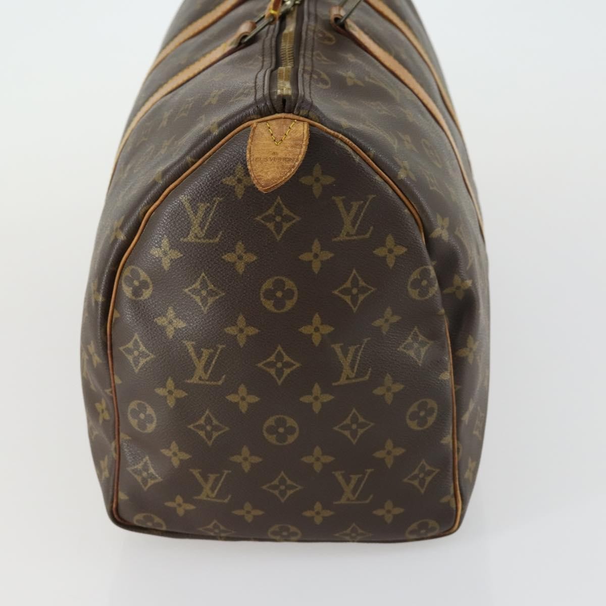 Louis Vuitton Keepall Bag Monogram Canvas Brown Canvas Travel Bag