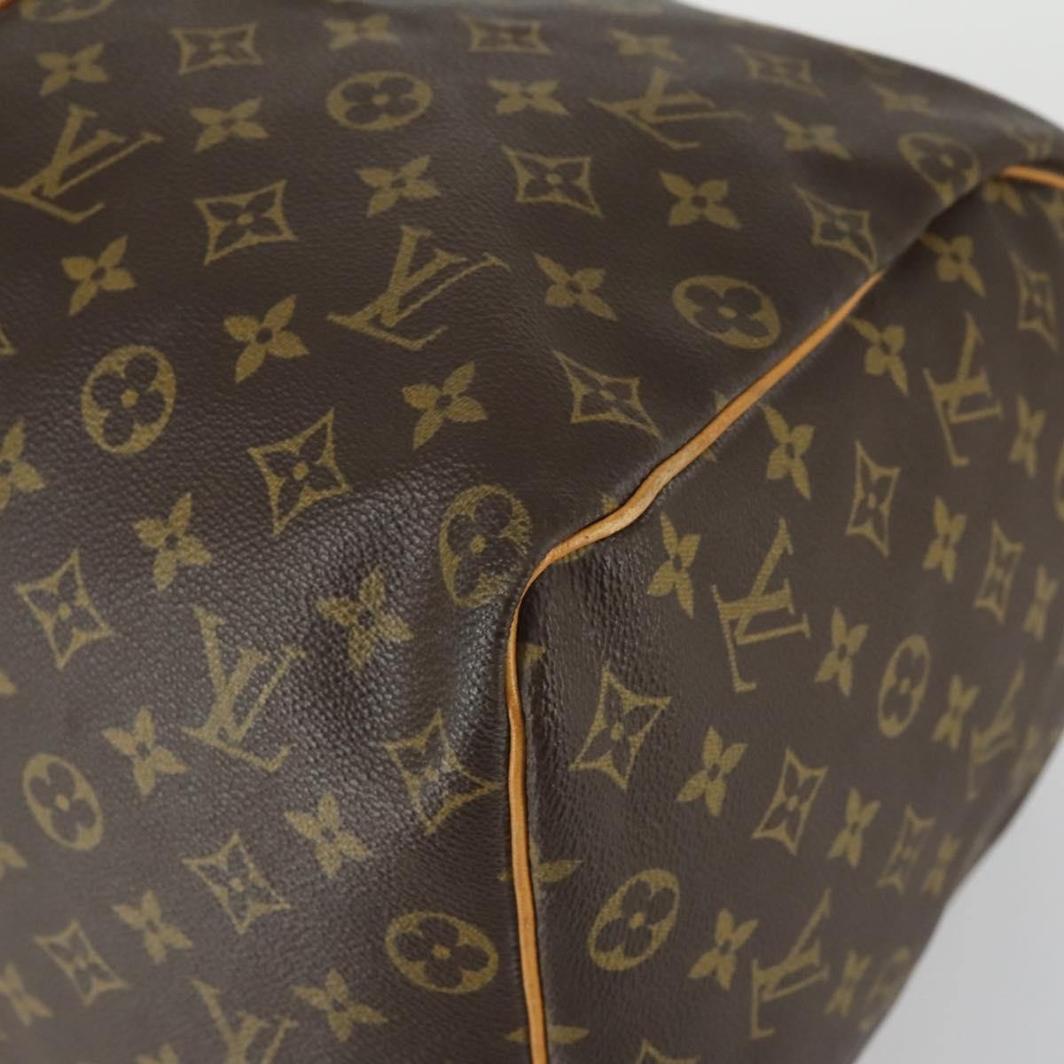 Louis Vuitton Keepall Bag Monogram Canvas Brown Canvas Travel Bag
