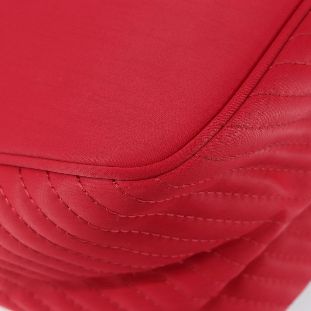 Saint Laurent Vintage Shoulder Bag Nylon Red Nylon Shoulder Bag Bag (Pre-Owned)