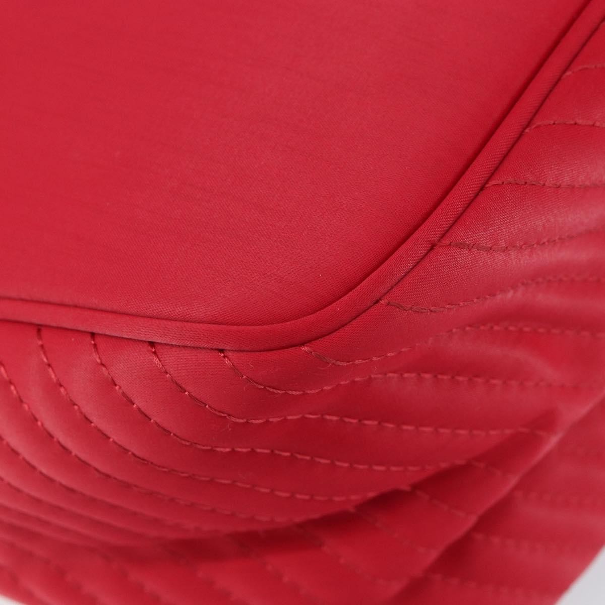 Saint Laurent Vintage Shoulder Bag Nylon Red Nylon Shoulder Bag Bag (Pre-Owned)
