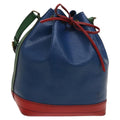 Louis Vuitton Tricolor Noe Handbag Epi Leather Blue Leather Bag
