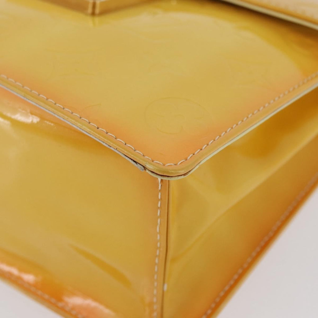 Louis Vuitton Spring Street Nm Handbag Patent Leather Yellow Patent_Leather Handbag