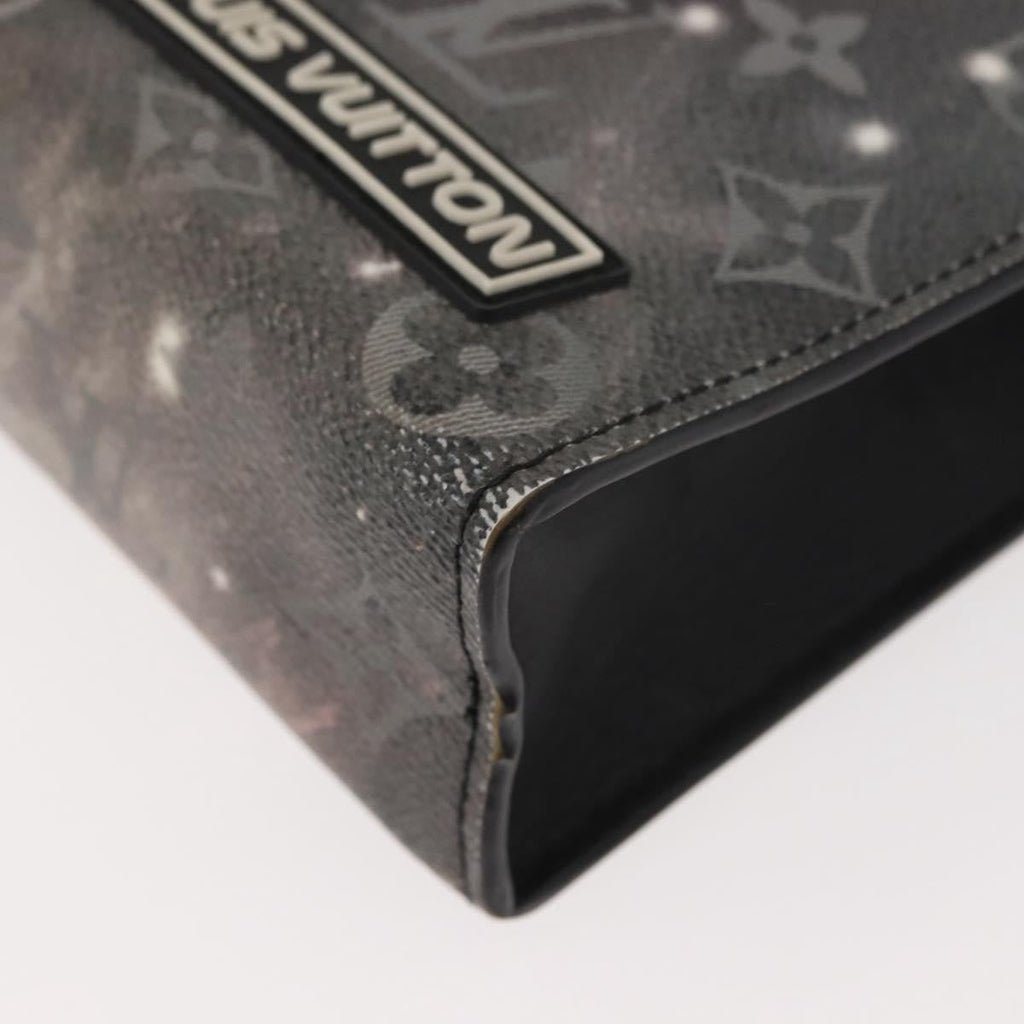 Louis Vuitton Pochette Voyage Monogram Eclipse Canvas Gray Canvas Clutche & Pouche Bag