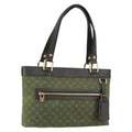 Louis Vuitton Lucille Handbag Mini Lin Khaki Canvas Handbag
