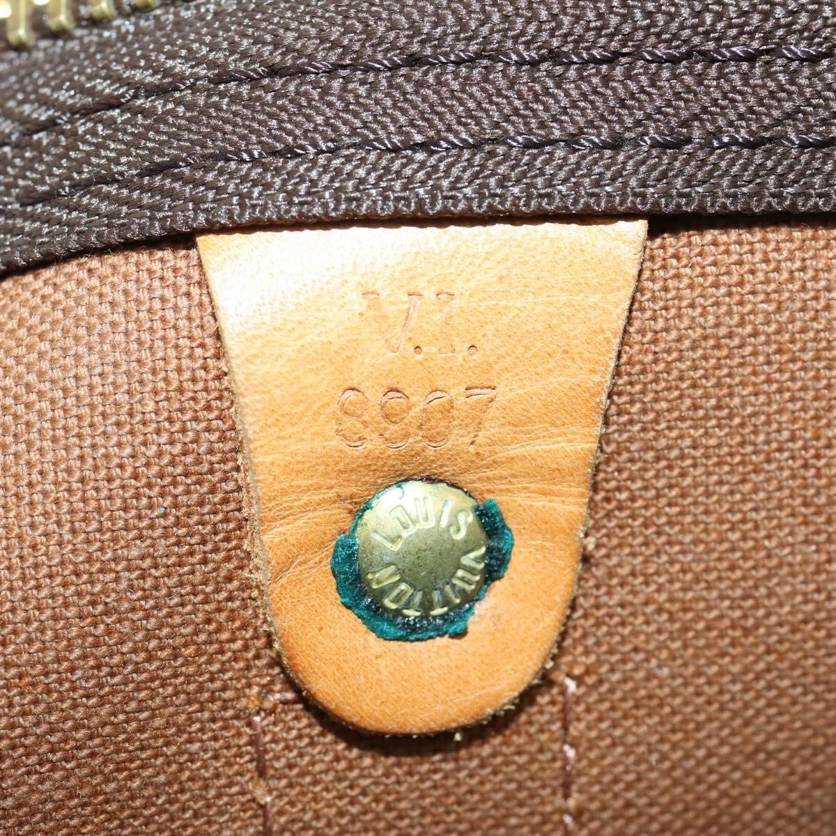 Louis Vuitton Keepall Bag Monogram Canvas Brown Canvas Travel Bag