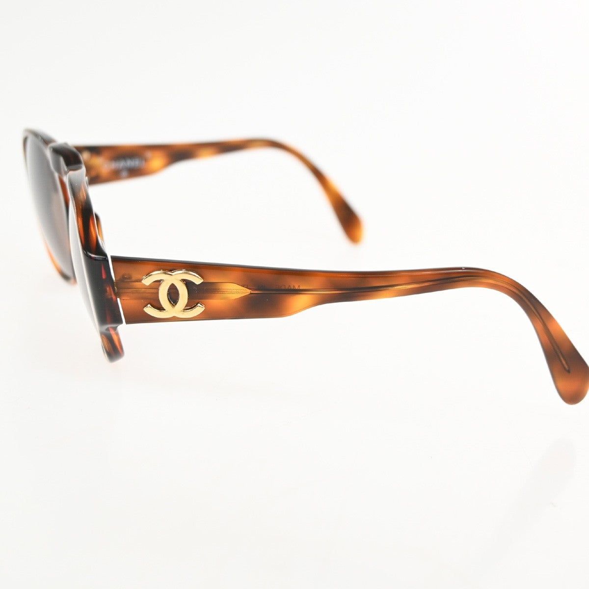 Chanel Logo Cc Sunglasses Plastic Brown Plastic Sunglasse Accessory