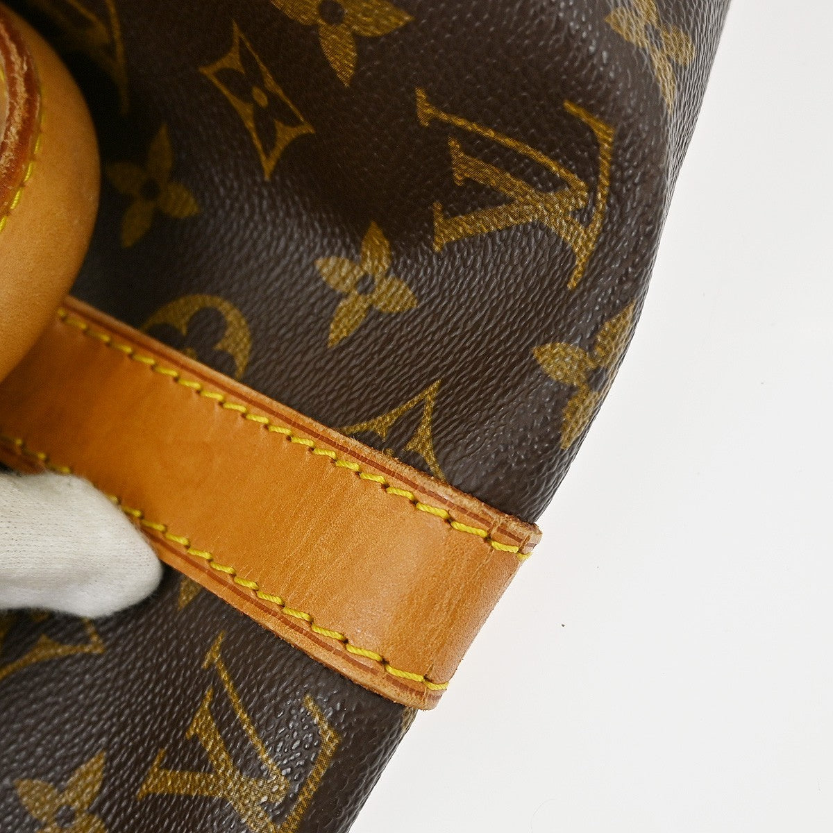 Louis Vuitton Keepall Bag Monogram Canvas Brown Canvas Travel Bag