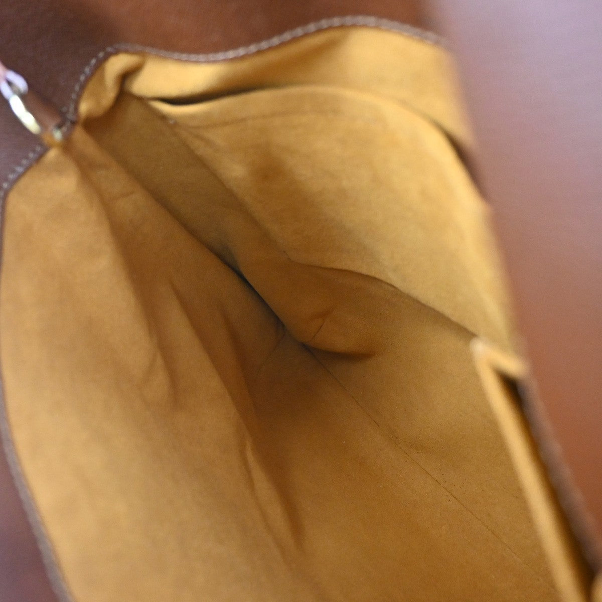 Louis Vuitton Musette Handbag Monogram Canvas Brown Canvas Shoulder Bag