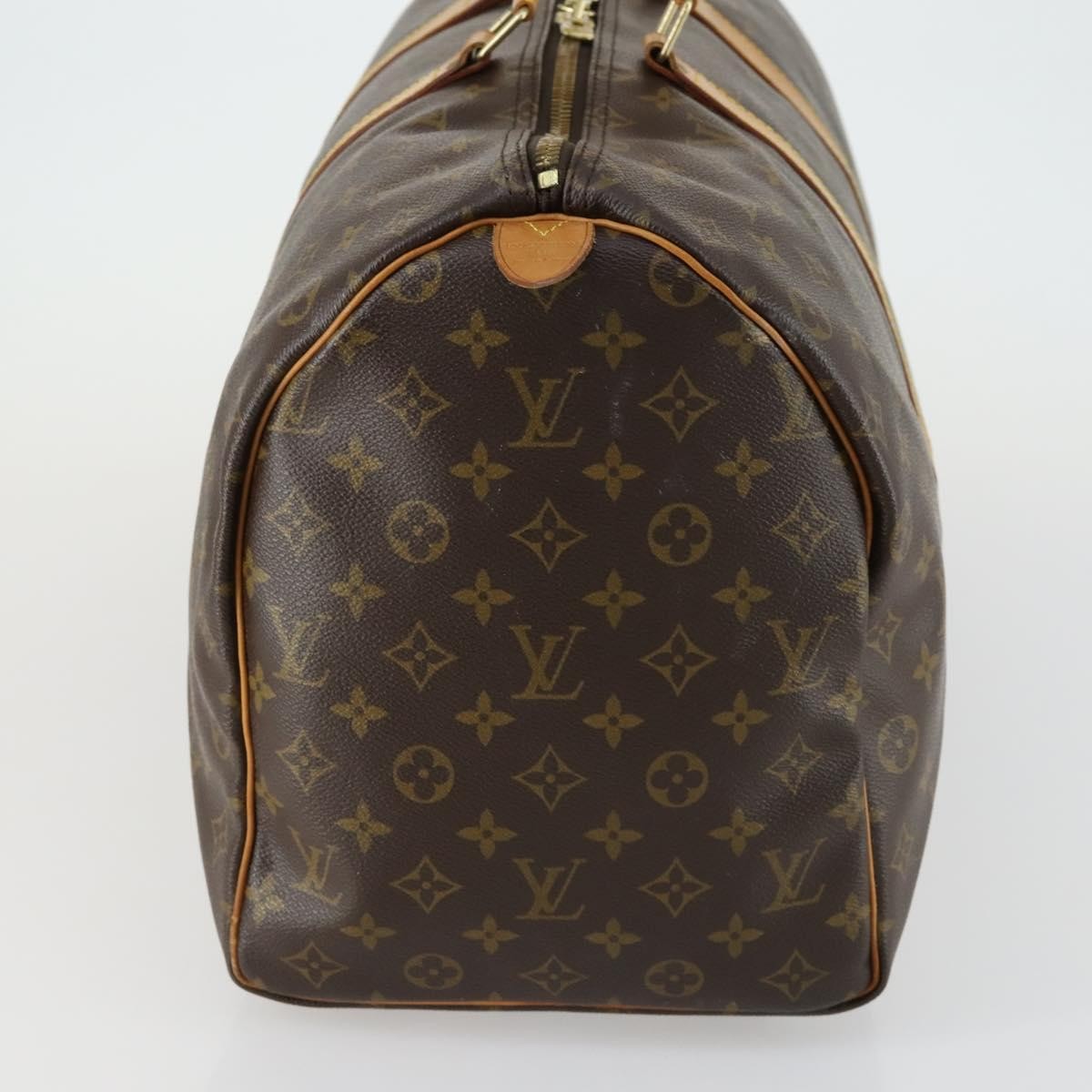 Louis Vuitton Keepall Bag Monogram Canvas Brown Canvas Travel Bag