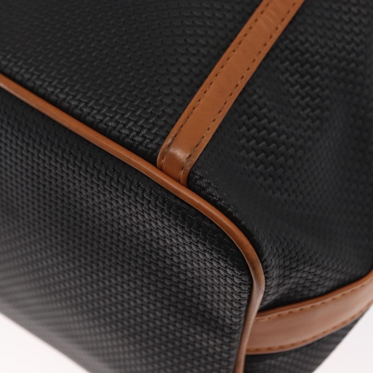 Saint Laurent Vintage Shoulder Bag Canvas Black Canvas Shoulder Bag Bag (Pre-Owned)