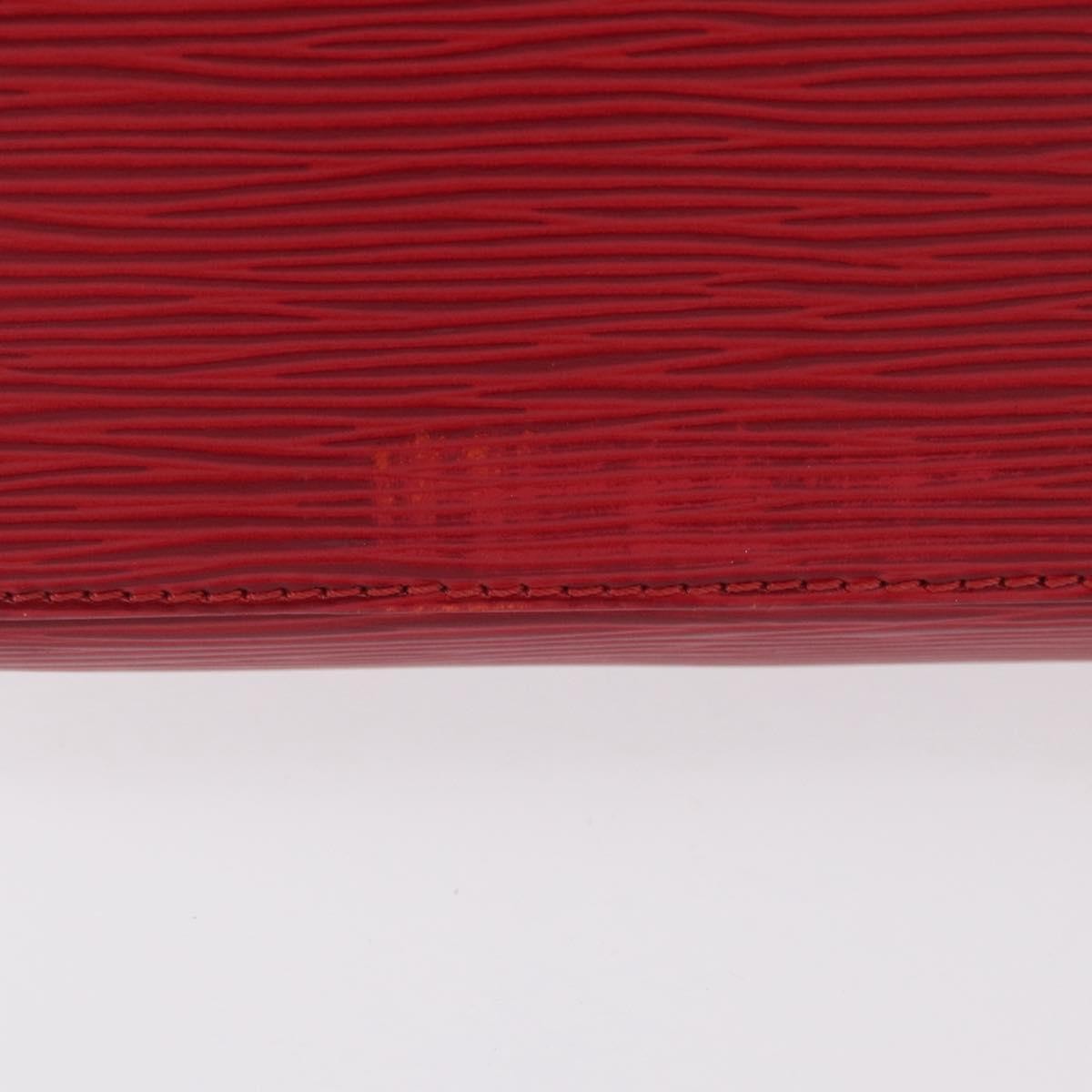 Louis Vuitton Pont Neuf Handbag Epi Leather Red Leather Handbag