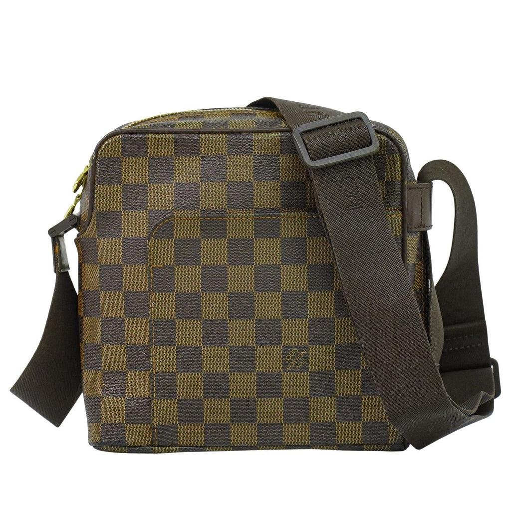 Louis Vuitton Olav Handbag Damier Brown Canvas Shoulder Bag