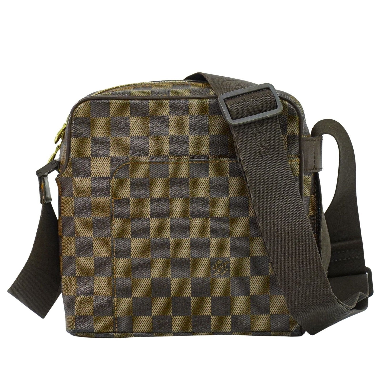 Louis Vuitton Olav Handbag Damier Brown Canvas Shoulder Bag