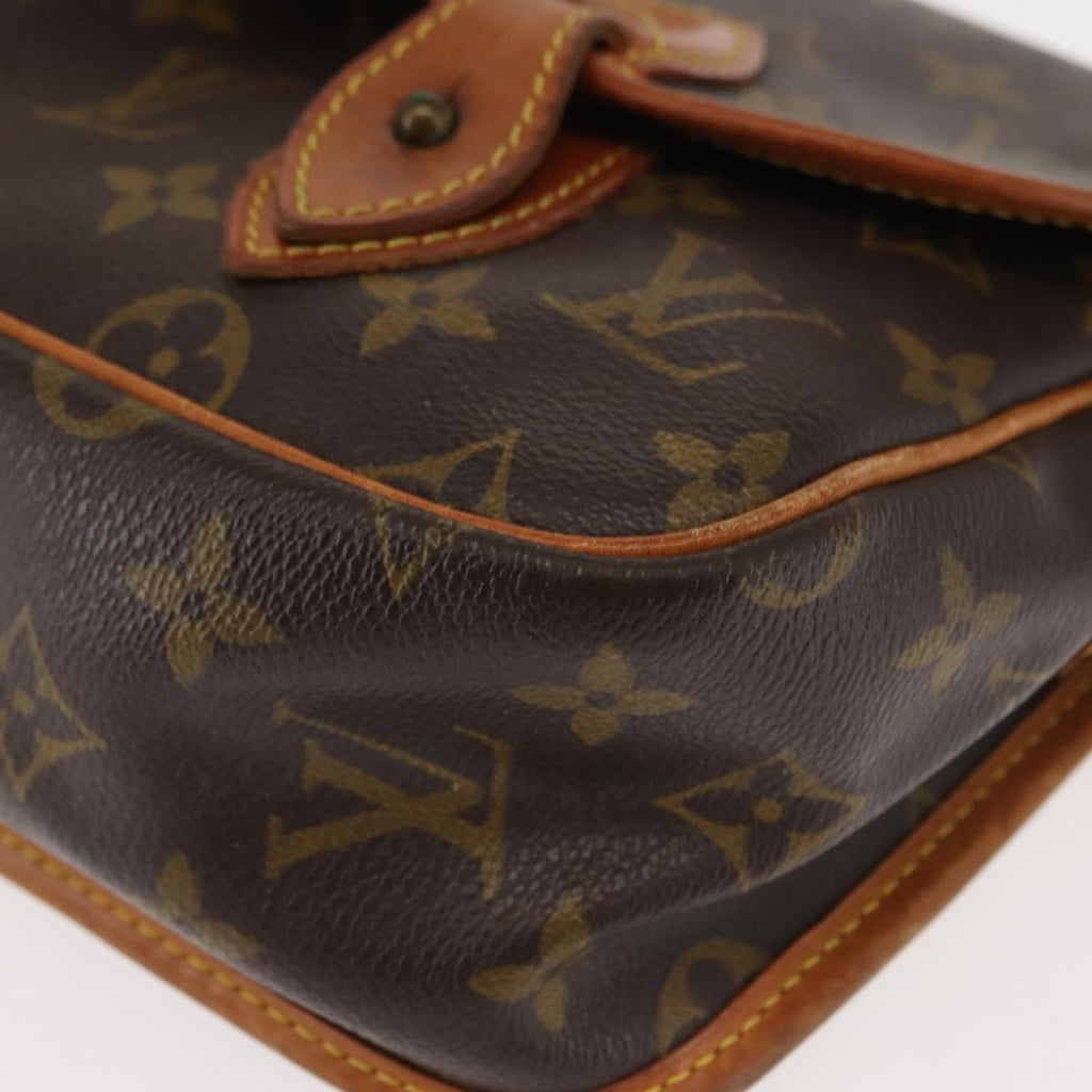 Louis Vuitton Sac Gibeciere Messenger Bag Monogram Canvas Brown Canvas Bag