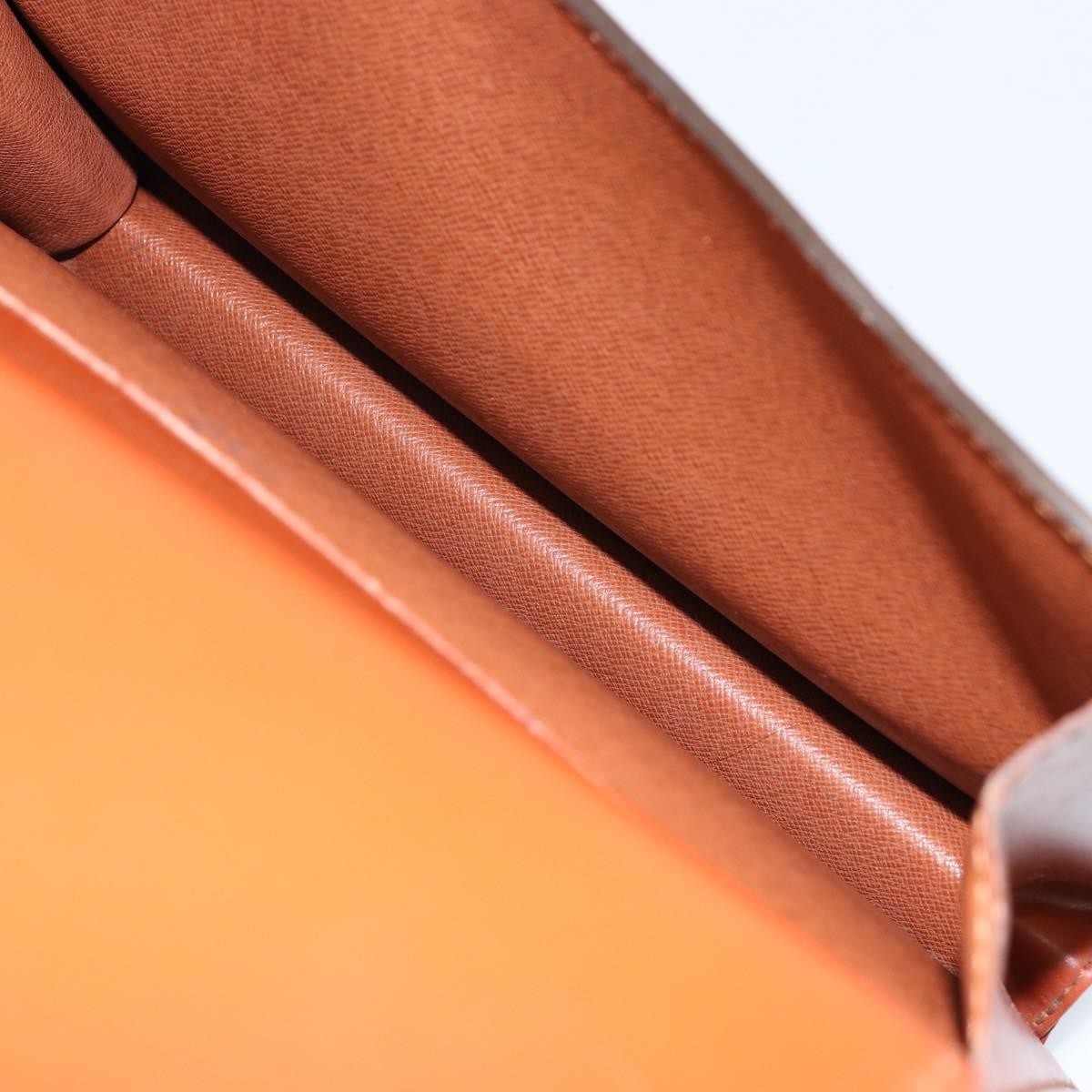 Louis Vuitton Grenelle Shoulder Bag Epi Leather Brown Leather Shoulder Bag
