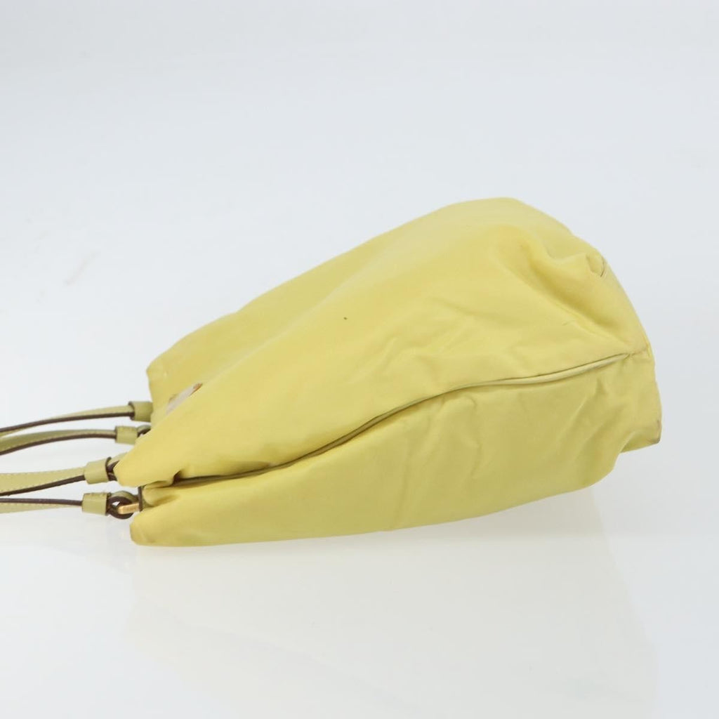 Prada Vintage Tote Nylon Yellow Nylon Tote Bag Bag