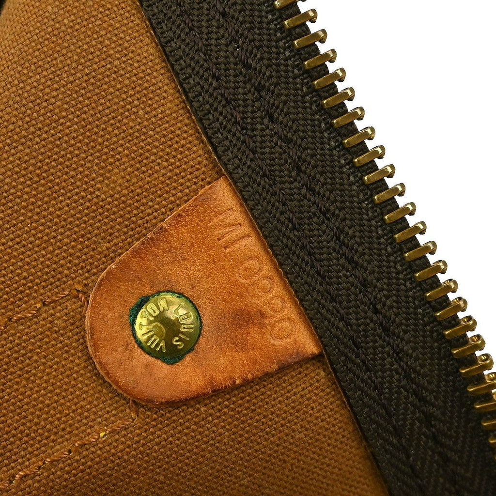 Louis Vuitton Keepall Bag Monogram Canvas Brown Canvas Travel Bag