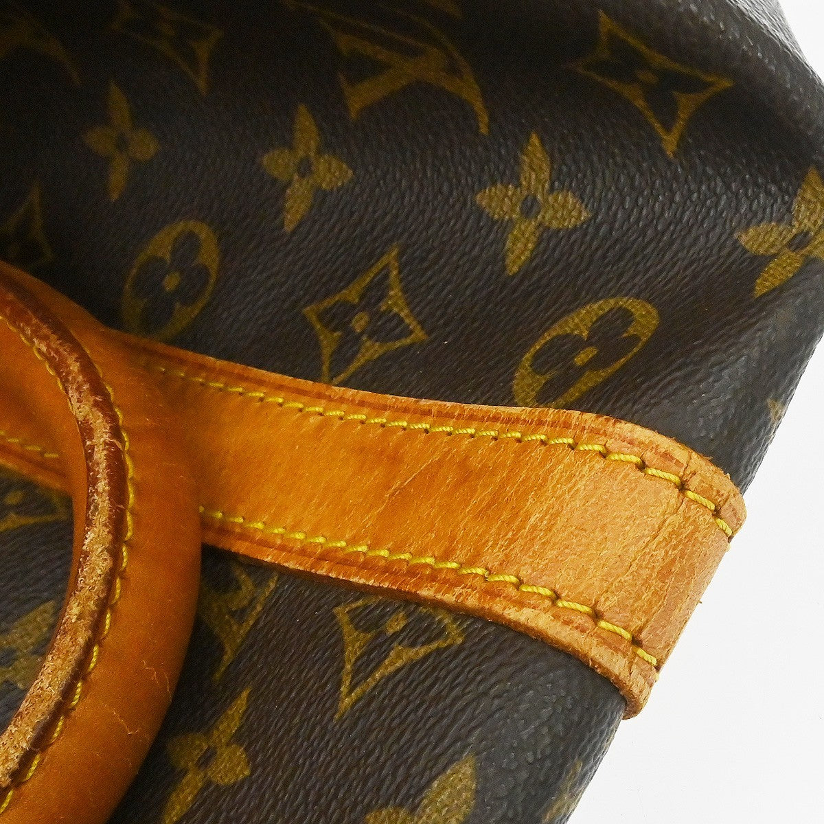 Louis Vuitton Keepall Bag Monogram Canvas Brown Canvas Travel Bag