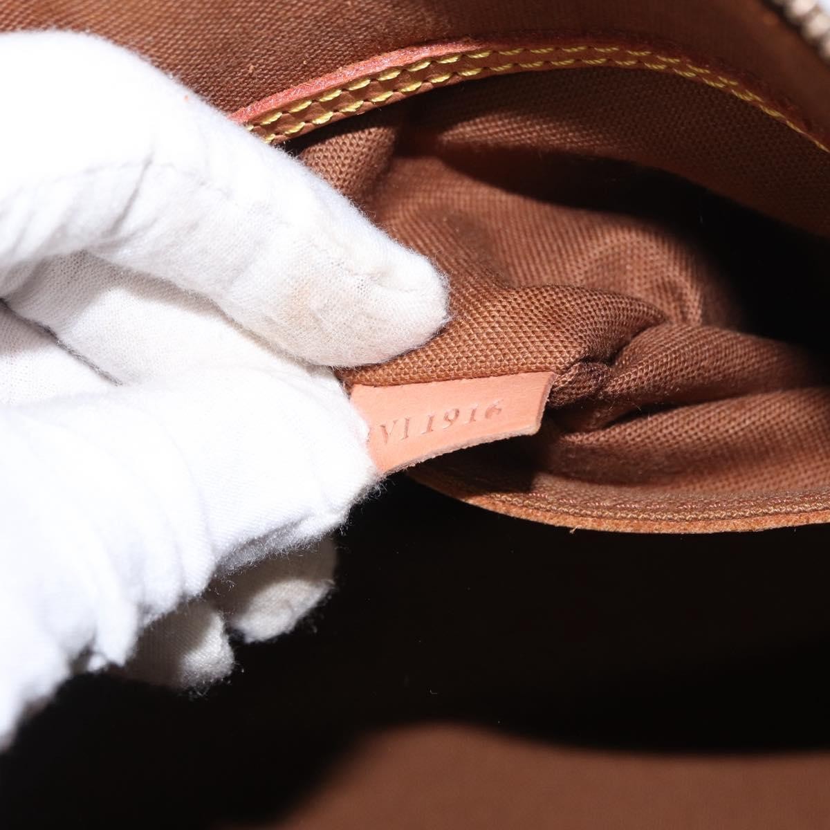 Louis Vuitton Alma Handbag Monogram Canvas Brown Canvas Handbag