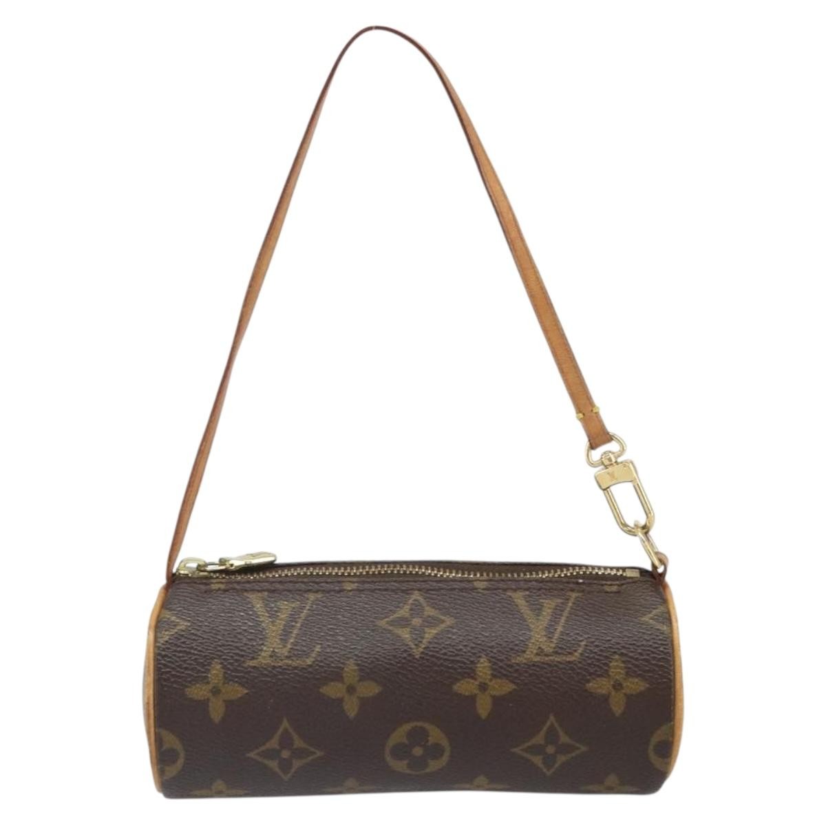 Louis Vuitton Papillon Pochette Monogram Canvas Brown Canvas Clutche & Pouche Bag