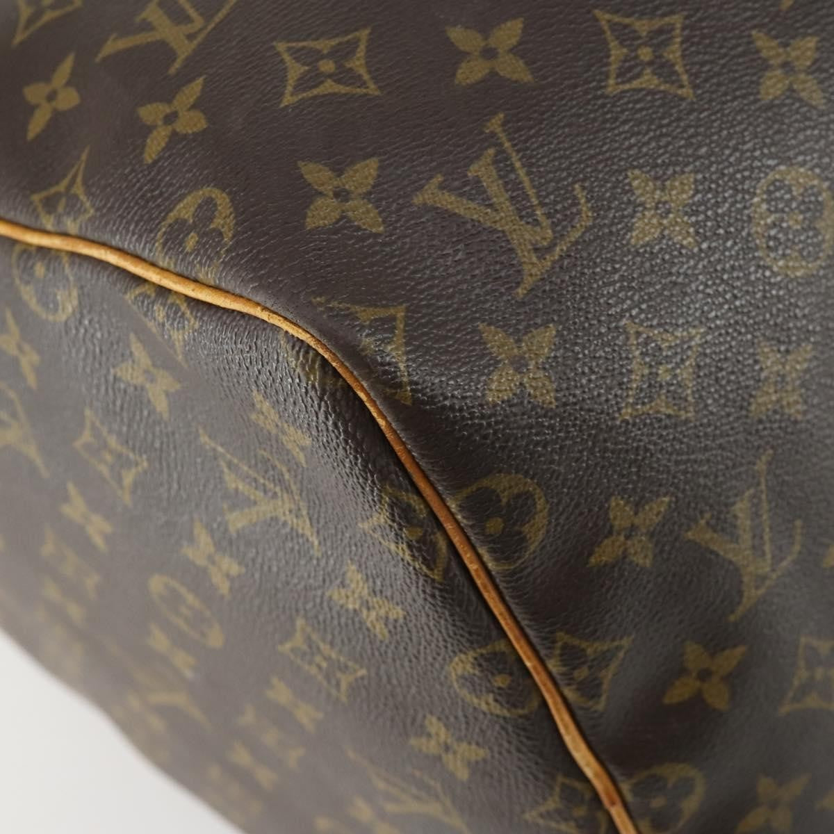 Louis Vuitton Keepall Bag Monogram Canvas Brown Canvas Travel Bag